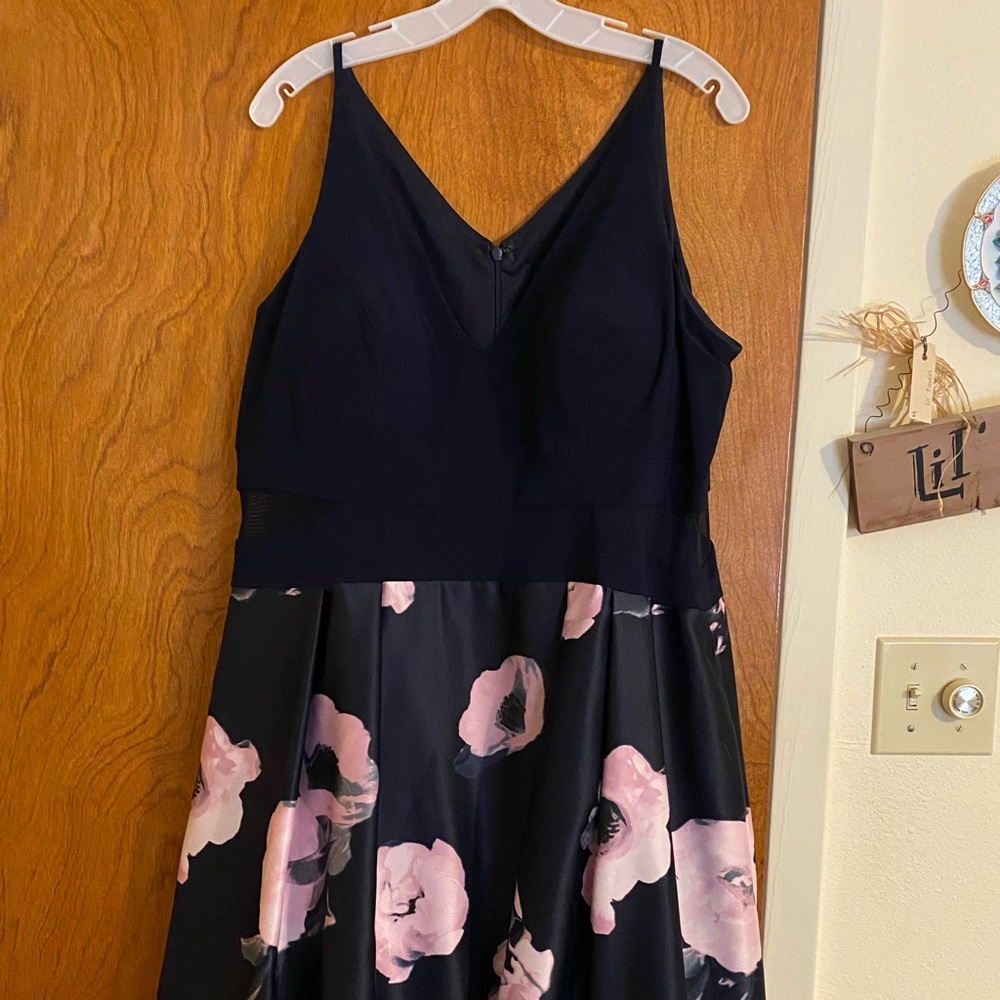 David’s Bridal Floral Prom Dress